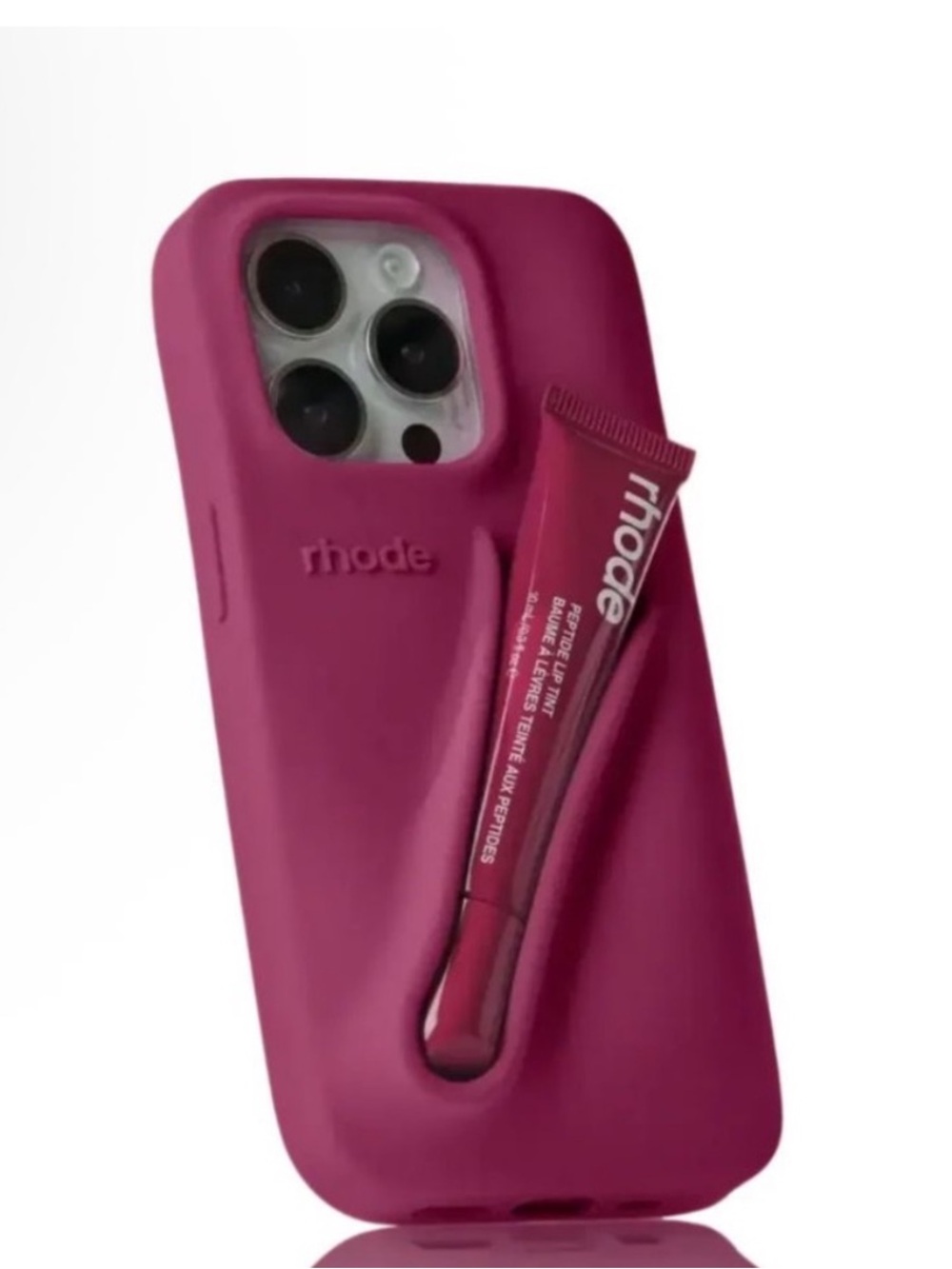 RHODE Magenta Silicone Phone Case iPhone 13-15pro